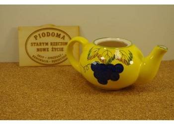 Ceramiczny dzbanek „Winogrona” – dekoracja w stylu rustykalnym