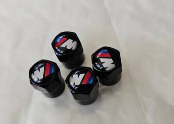 NOWE kapturki na wentyle do kół mpower logo M POWER czarne