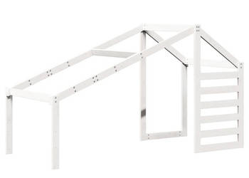 Daszek do łóżka dziecięcego biały 198x97x113 cm sosnowy WM-846877