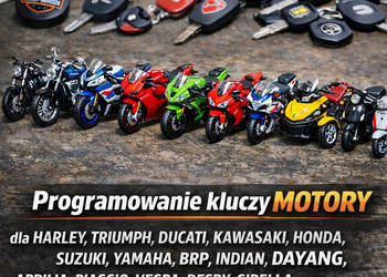 Programowanie Kluczy Motory HARLEY, TRIUMPH, DUCATI, KAWASAKI, HONDA, ITP.