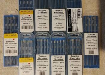 Elektrody wolframowe TIG złote Gold 2,4mm x 175mm WL-15