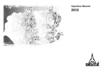 Deutz 2012 silnik instrukcja obsługi wysyłka ! remont
