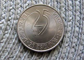 Portugalia 25 Escudos 1984r - 10 Rocznica Rewolucji