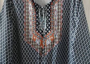 Tunika w  stylu indyjskmi granatowa  rozmiar XL-XXL stan bardzo dobry Tunika w  stylu indyjskmi granatowa  rozmiar XL-XXL stan bardzo dobry