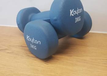 Hantle Ciężarki Kaytan Neoprotenowe 2x3kg Powlekane/gumowane