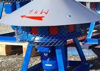 Nowa syrena alarmowa Strażacka dachowa wirnikowa mechaniczna SAD 4 kW