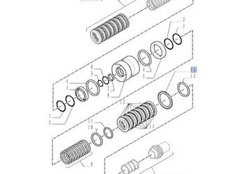 82002243 Tarcza sprzęgła MAxxum MXU T6000 TS CNH oryginał
