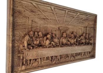 Ostatnia Wieczerza w Drewnie – Klasyczna Scena z Duszą - Wspaniały Prezent