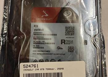 Dysk seagate Ironwolf CMR 8TB 7200obr. 256MB