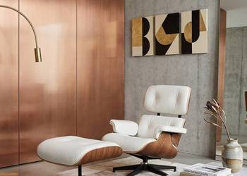 Luksusowy Fotel Wypoczynkowy Eames Biały, Wysyłka 24H, Dostawa 0zł!