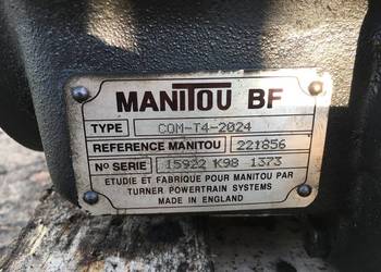 Skrzynia biegów Manitou Bf Typ Com T4 -2024