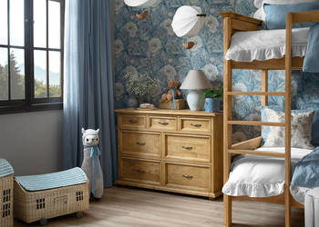 Woskowana komoda drewniana COM 122