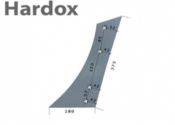 Pierś HARDOX 3450541/L WL1KL części do pługa LEMKEN