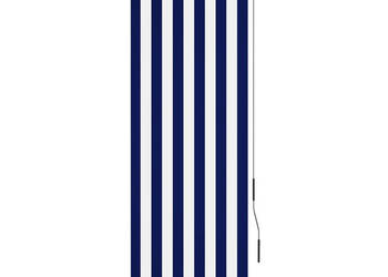 Roleta zewnętrzna 60x250 cm niebiesko-biała WM-145943