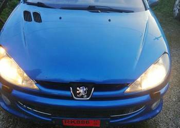 Peugeot 206 cabrio 2003 rok, 1.6 benzyna
