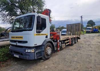 Renault Premium pomoc drogowa laweta HDS Palfinger