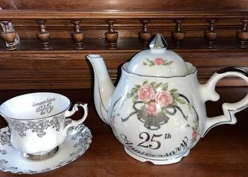 Filiżanka Royal Albert. Srebrne wesele. Silver Anniversary. 1962 -1970