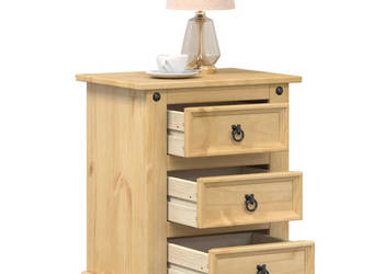 Szafka nocna Corona 53x39x66 cm lite drewno sosnowe WM-4005659