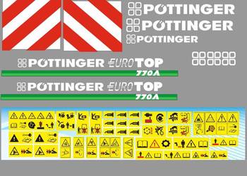 Naklejki Pottinger euro top 770a i inne modele super mocne