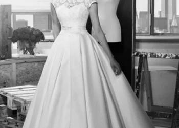 Piękna suknia ślubna Gala Olivia - kieszenie