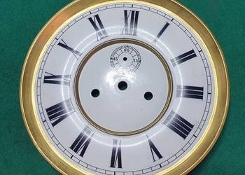 Tarcza porcelanowa do zegara linkowego z sekundnikiem 20,5 cm.