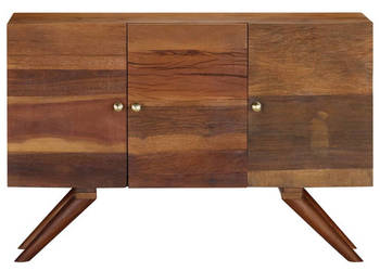 Szafka z litego drewna odzyskanego brązowa 110 x 30 x 75 cm WM-246674