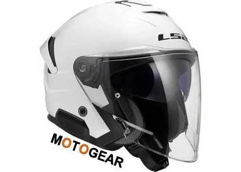N42 KASK LS2 OF570 Verso Solid blenda otwarty chopper