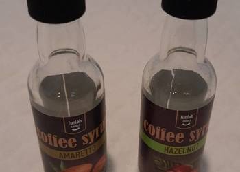 Buteleczka po syropie do kawy, 50ml, 12cm, 2szt. (Kreatywne, Szkło)