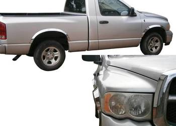Dodge Ram III nakładki na błotniki kpl 4 szt listwa sierp