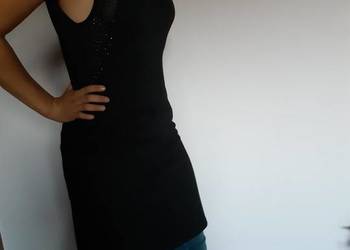 Czarna sukienka mini rozmiar L/XL TYLKO 30zł!!!