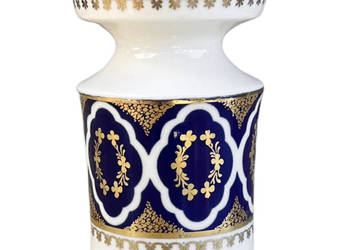 Porcelanowy wazon Unterweisbach kobaltowy Niemcy lata 70.