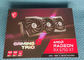 Karta graficzna Radeon RX 6750 XT 12GB GAMING X TRIO, DARMOWA wysyłka