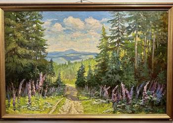 Obraz olejny z poł. XX w. Jerzy Pogorzelski Obraz olejny z poł. XX w. Jerzy Pogorzelski