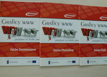materiały szkoleniowe Adobe Flash, Photoshop, Dreamweaver komplet