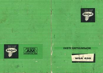 Welger WSA450 instrukcja obsługi, katalog czesci PL