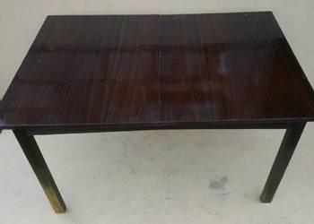 Stół rozkładany 80x120+60 kuchenny pokojowy duży do salonu dostawka Vintage