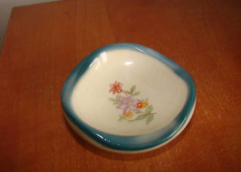 Chodzież mała porcelanowa popielniczka PRL