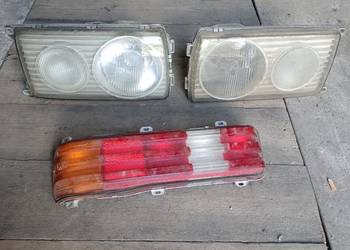 W123 Mercedes lampy przód tył