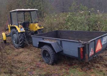 przyczepa jednoosiowa dwukółka solidna  TANIO