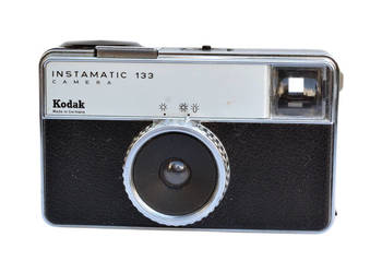 Analogowy aparat fotograficzny Kodak Instamatic 133 lata 70