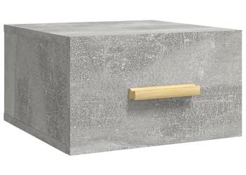 vidaXL Wisząca szafka nocna, szarość betonu(SKU:812842)
