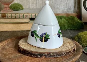 Cukiernica ceramiczna motyw botaniczny jeżyny