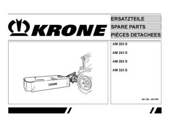 Krone AM203S AM243S AM283S AM322S katalog części