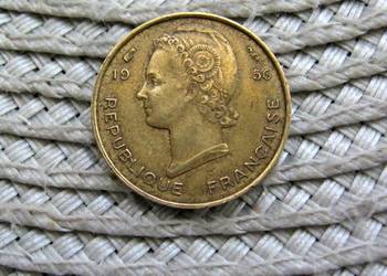 Francuska Afryka Zachodnia 5 Frank 1956r