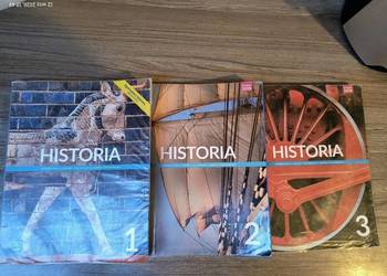 Zestaw podręczników do historii dla klasy 1, 2 i 3 liceum, technikum