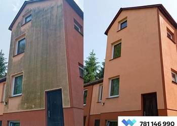 Miękkie Mycie Elewacji WAHOsoftwash, Mycie Kostki, Piaskowca i innych