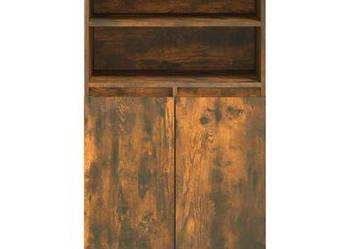 vidaXL Wysoka szafka, przydymiony dąb, 60x36x110 cm(sku821225) vidaXL Wysoka szafka, przydymiony dąb, 60x36x110 cm(sku821225)