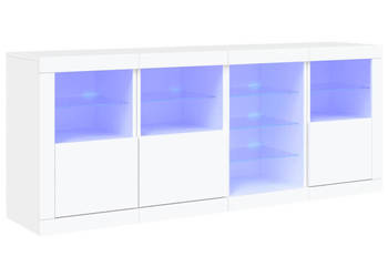 Szafka z oświetleniem LED biała 164x37x67 cm WM-3209051