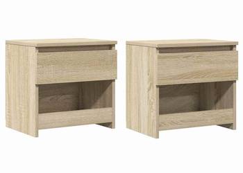 vidaXL Szafki nocne, 2 szt., dąb sonoma, 40x30x39 cm(SKU:803450)