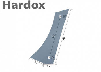 Pierś HARDOX 84083/L części do pługa OVERUM